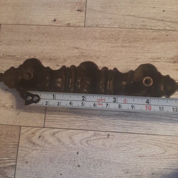 Ornate Oil Rubbed Bronze Finish Drawer Pull 4" CTC Empire Style - Picture 7 of 10